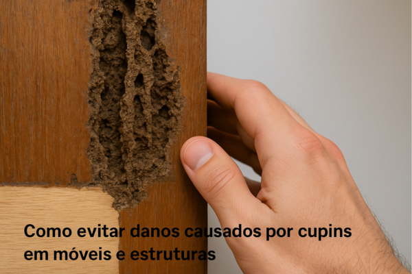 Como evitar danos causados por cupins em móveis e estruturas