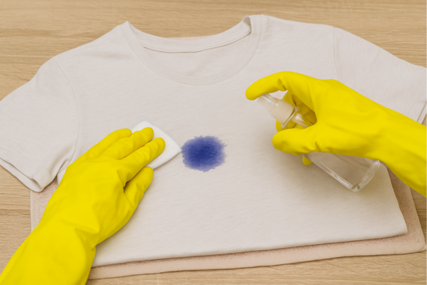 como tirar mancha de caneta da roupa